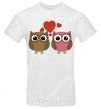 Men's T-Shirt Love owl White фото