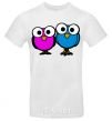 Men's T-Shirt googley eye bird White фото