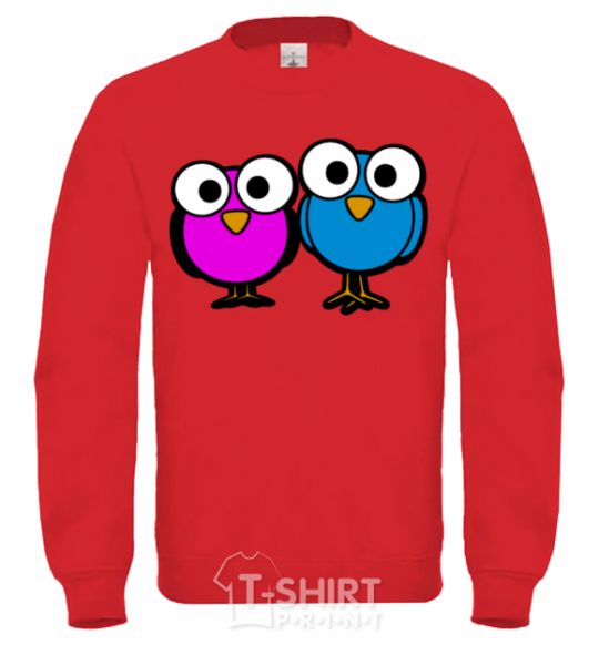 Sweatshirt googley eye bird yellow фото