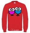 Sweatshirt googley eye bird yellow фото