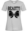 Женская футболка MRS BEAUTY Серый фото