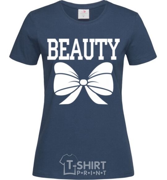 Women's T-shirt MRS BEAUTY navy-blue фото