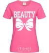 Женская футболка MRS BEAUTY Ярко-розовый фото