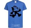 Kids T-shirt Felix Cat royal-blue фото