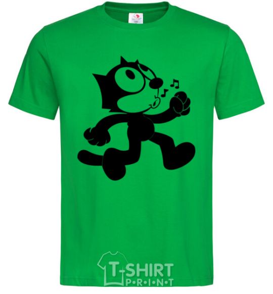 Men's T-Shirt Felix Cat kelly-green фото