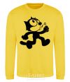 Sweatshirt Felix Cat yellow фото