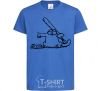 Kids T-shirt Need some food royal-blue фото