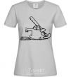 Women's T-shirt Need some food grey фото