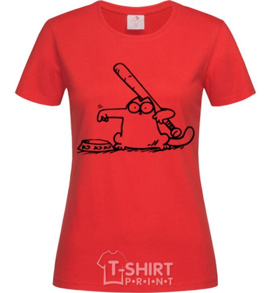 Women's T-shirt Need some food red фото