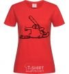 Women's T-shirt Need some food red фото