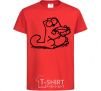 Kids T-shirt Give me food red фото