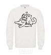 Sweatshirt Love cat White фото