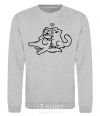 Sweatshirt Love cat sport-grey фото