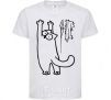 Kids T-shirt Simon's cat oops White фото