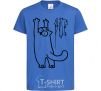 Kids T-shirt Simon's cat oops royal-blue фото