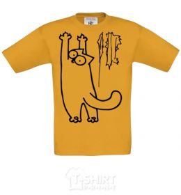 Kids T-shirt Simon's cat oops cornsilk фото