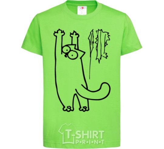 Kids T-shirt Simon's cat oops orchid-green фото