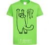 Kids T-shirt Simon's cat oops orchid-green фото