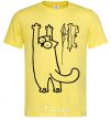 Men's T-Shirt Simon's cat oops cornsilk фото