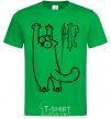 Men's T-Shirt Simon's cat oops kelly-green фото