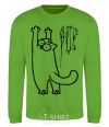 Sweatshirt Simon's cat oops orchid-green фото