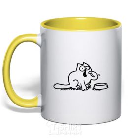 Чашка с цветной ручкой