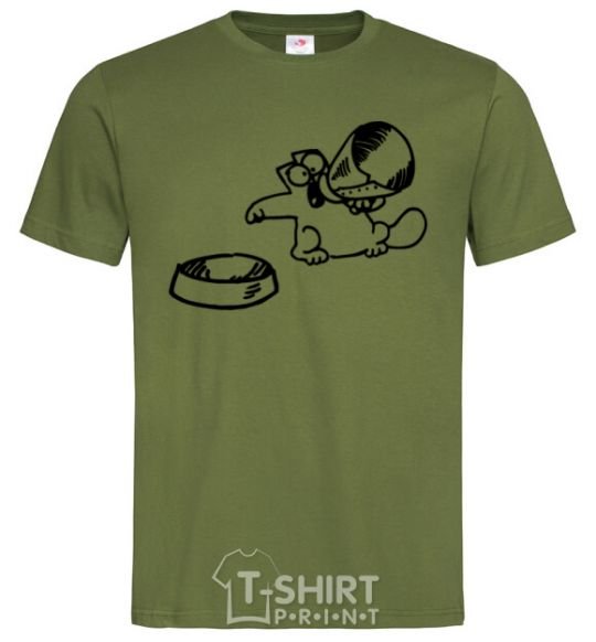 Men's T-Shirt Hungry millennial-khaki фото