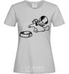 Women's T-shirt Hungry grey фото