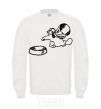 Sweatshirt Hungry White фото