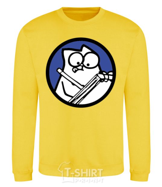 Sweatshirt Paint yellow фото