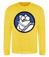 Sweatshirt Paint yellow фото