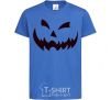 Детская футболка halloween smile Ярко-синий фото