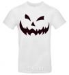 Men's T-Shirt halloween smile White фото