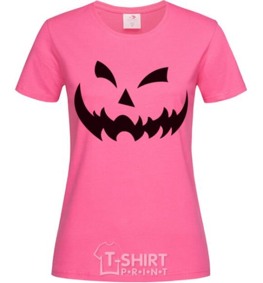 Women's T-shirt halloween smile heliconia фото