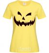 Women's T-shirt halloween smile cornsilk фото