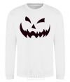 Sweatshirt halloween smile White фото