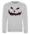 Sweatshirt halloween smile sport-grey фото