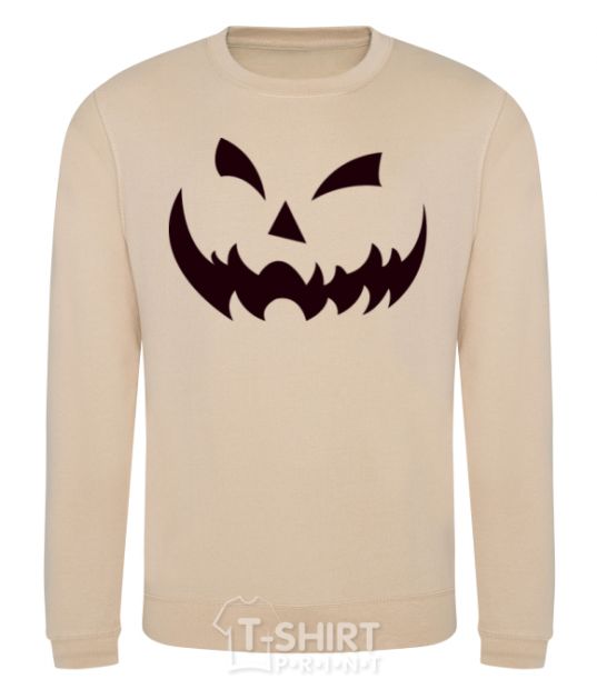 Sweatshirt halloween smile sand фото