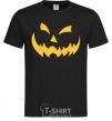 Men's T-Shirt halloween smile black фото