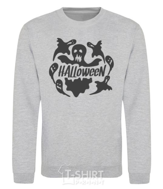 Sweatshirt Halloween ghosts sport-grey фото