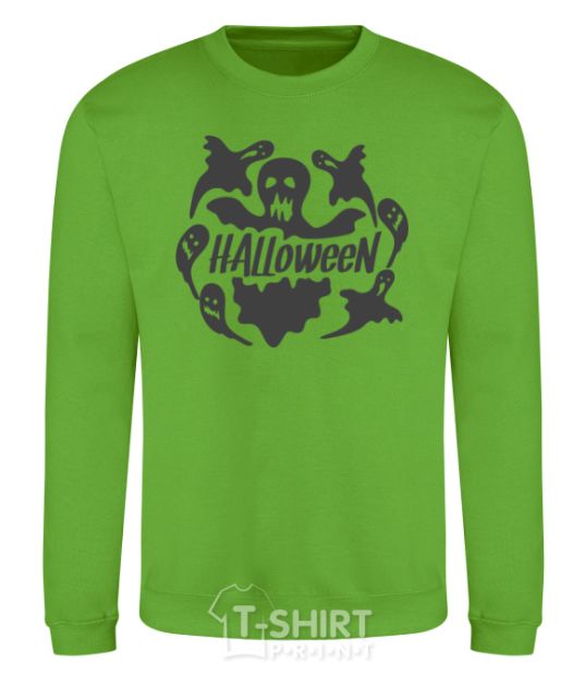 Sweatshirt Halloween ghosts orchid-green фото