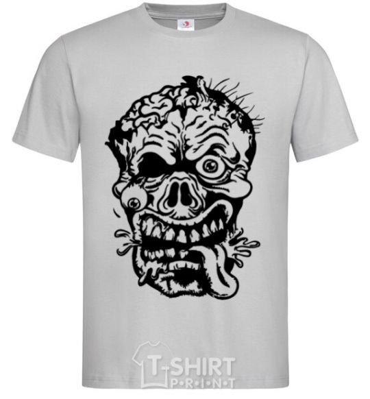 Men's T-Shirt zombie grey фото