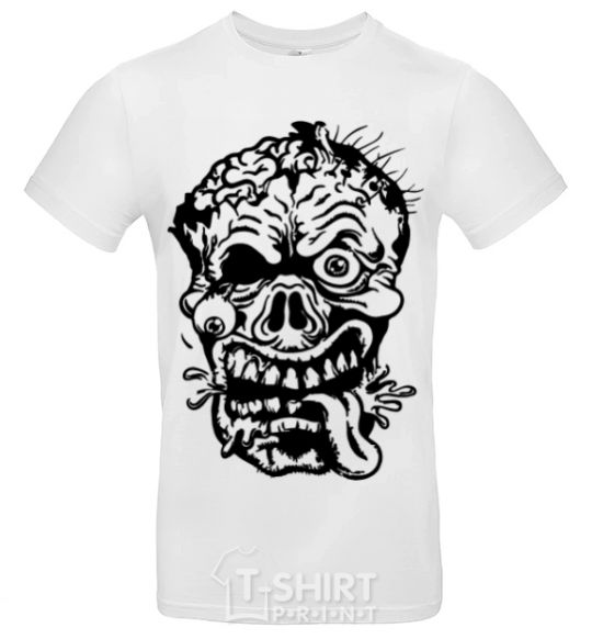 Men's T-Shirt zombie White фото