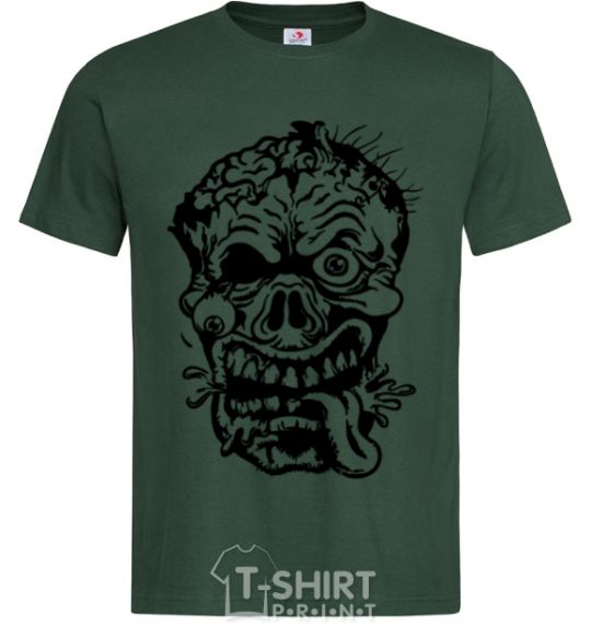 Men's T-Shirt zombie bottle-green фото