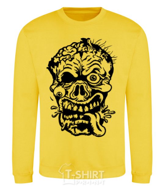 Sweatshirt zombie yellow фото