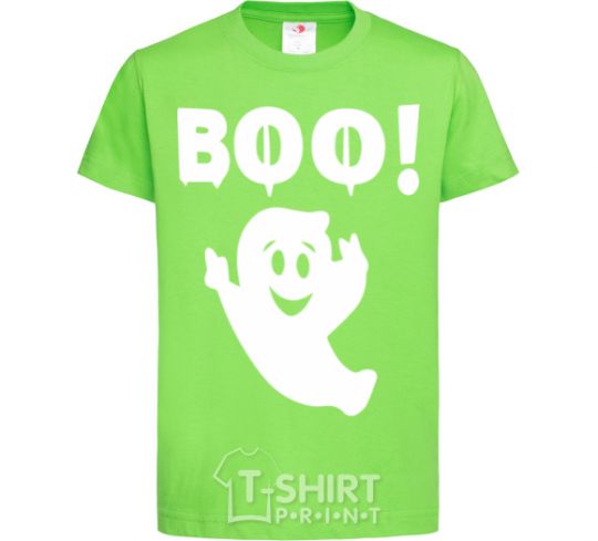 Детская футболка boo Лаймовый фото