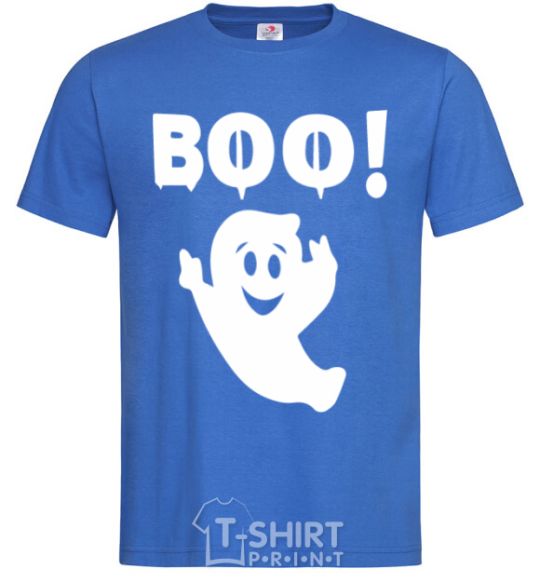 Men's T-Shirt boo royal-blue фото