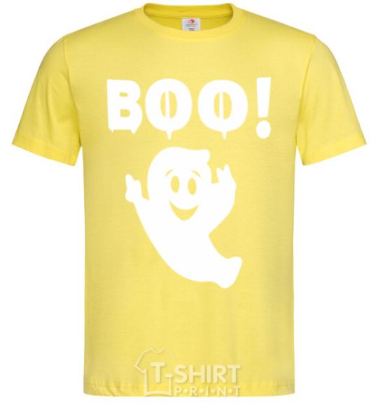 Men's T-Shirt boo cornsilk фото