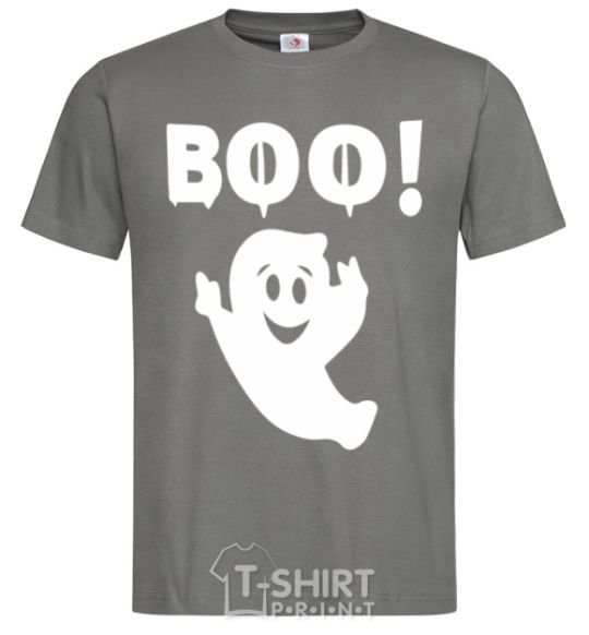 Men's T-Shirt boo dark-grey фото