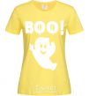 Women's T-shirt boo cornsilk фото